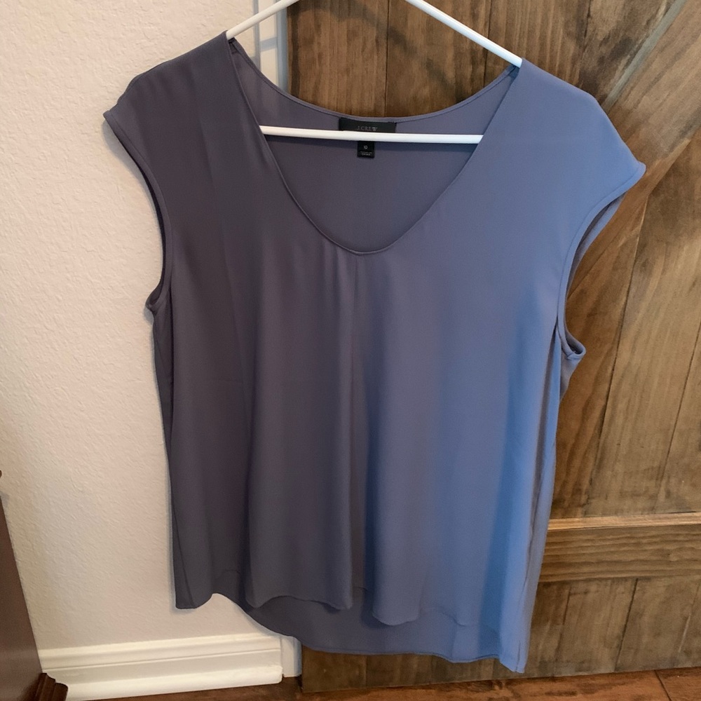 J. Crew gray blouse